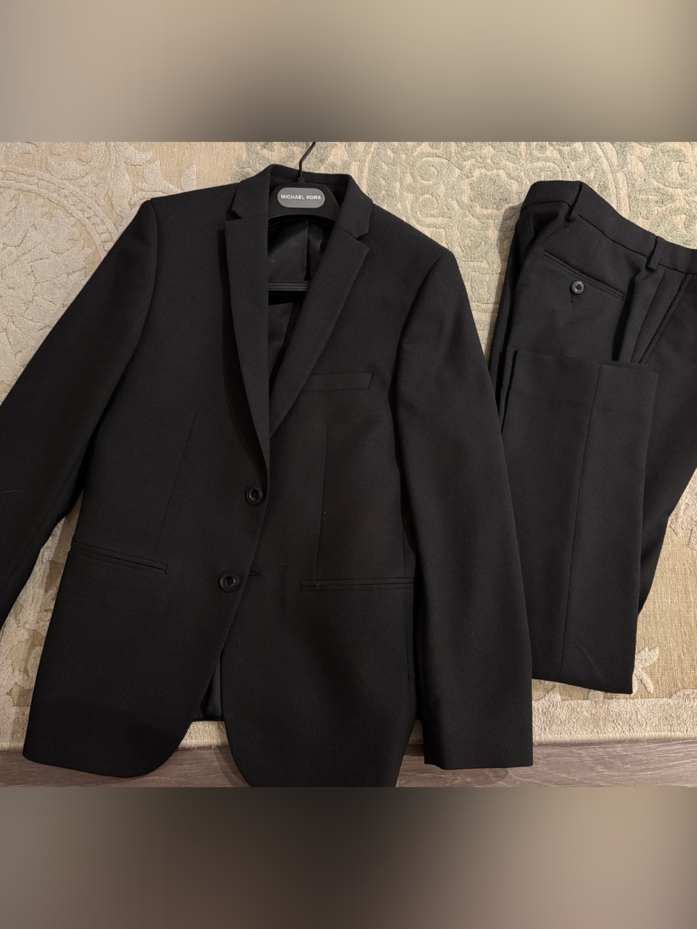 Michael Kors Big Boys Black Blazer and Pants